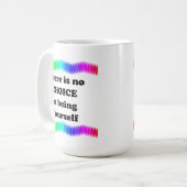 自分でいるしかない コーヒーマグカップ (正面左)