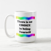 自分でいるしかない コーヒーマグカップ (左)