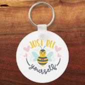 自分でかわいいハチ キーホルダー (正面)