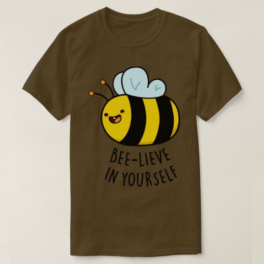 自分でかわいいビーおもしろいパン Tシャツ (デザイン正面)