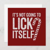 自分でなめてくれるわけない、失礼で皮肉屋 招待状 (正面/裏面)