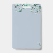 自分でほこりっぽいブルーユーカリのを作葉成 バッジ (裏面)