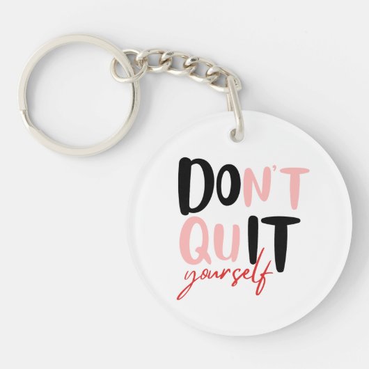 自分でやる キーホルダー (正面)