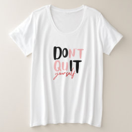 自分でやる プラスサイズTシャツ