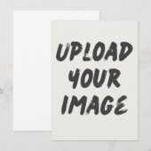 自分でアップロードする 招待状 (正面/裏面)