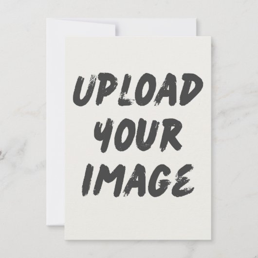 自分でアップロードする 招待状 (正面)