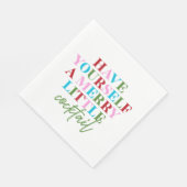 自分でカクテルメリーバチェロレッテを飲む スタンダードランチョンナプキン (角)