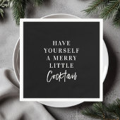 自分でカクテルメリーブラックパーティーを飲む スタンダードカクテルナプキン