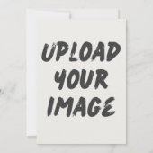 自分でカスタマイズした招待状をアップロード 画像をアップロード 招待状 (裏面)