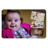 自分でカスタマイズできるカラフルな画像に差し替え マグネット (横)