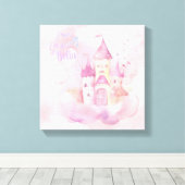 自分でカスタマイズ可能な愛 キャンバスプリント (インサイチュ (ウッドフロア))