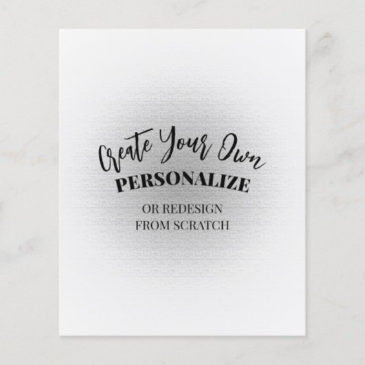 自分でカスタムする チラシ (正面)