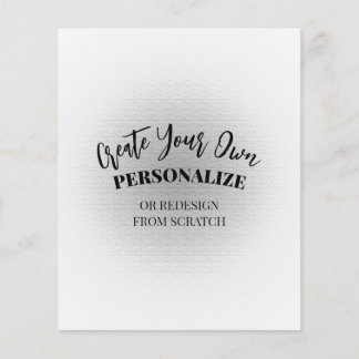 自分でカスタムする チラシ