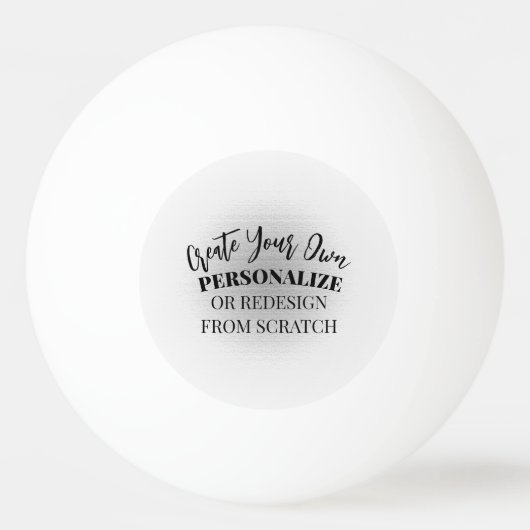 自分でカスタムする 卓球ボール (正面)