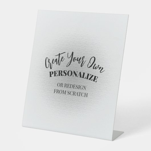 自分でカスタムする 台座サイン (正面)