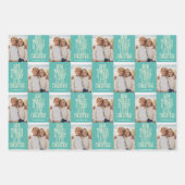 自分でクリスマスの楽しい写真を撮お洒落る ラッピングペーパーシート (正面2)