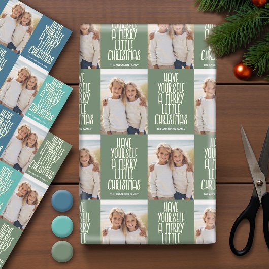 自分でクリスマスの楽しい写真を撮お洒落る ラッピングペーパーシート