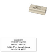 自分でクリスマスを楽しむ ラバースタンプ (押印)