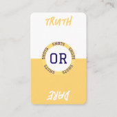 自分でゲームを飲むカードを作る 名刺 (正面)