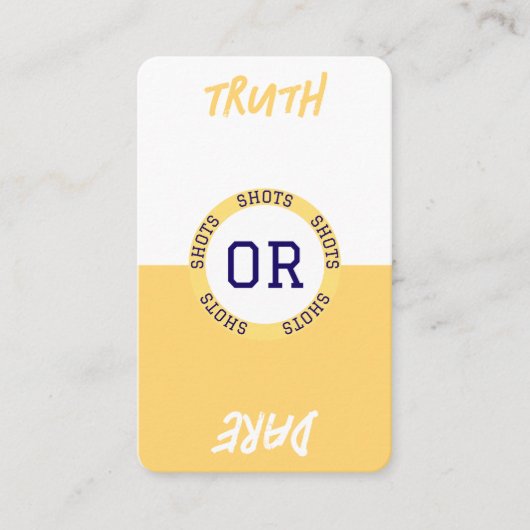 自分でゲームを飲むカードを作る 名刺 (正面)