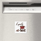 自分でコーヒーを飲表現み込む マグネット (インサイチュ (食洗機))
