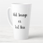 自分でコーヒーマグを作る カフェラテマグ (左アングル)