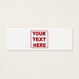 自分でスキニーカスタムプロファイルカードにする