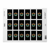 自分でスタントやってます ラベル (フルシート)