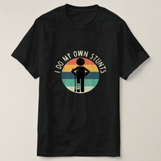自分でスタントをする Tシャツ