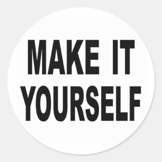 自分でステッカーを作カスタムる ラウンドシール (正面)