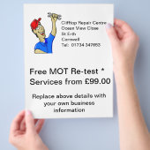 自分でチラシを作る チラシ (手)