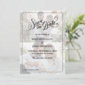 自分でデザインした2枚の写真の招待状を保存しよう 招待状 (スタンド正面)