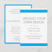 自分でデザインして印刷する招待状、インフォメーションカード、お礼状 出欠カード (正面/裏面)