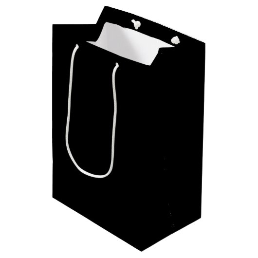 自分でデザインを作成 - 画像やテキスト、ロゴを追加 ミディアムペーパーバッグ (正面アングル)