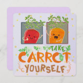自分でニンジンを取る |やる気を起こさせる引用文 シーズンカード (正面/裏面)