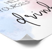 自分でパター救済や真珠を飲む看板 ポスター (角)