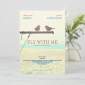 自分でフライ-結婚式招待状 招待状 (スタンド正面)