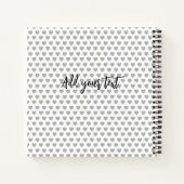 自分でブルドッグパーソナライズされたの子犬になる ノートブック (裏面)