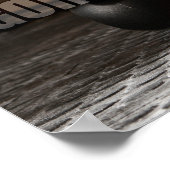 自分でプッシュ – トレーニングフィットネス やる気を起こさせる ポスター (角)