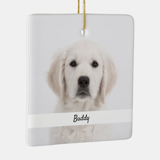 自分でペットのメモを作る贈り物を記念 セラミックオーナメント (右)