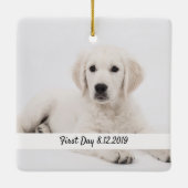 自分でペットのメモを作る贈り物を記念 セラミックオーナメント (裏面)