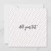 自分でメールボックスの隣にポメラニア犬の子犬かわいい 招待状 (裏面)