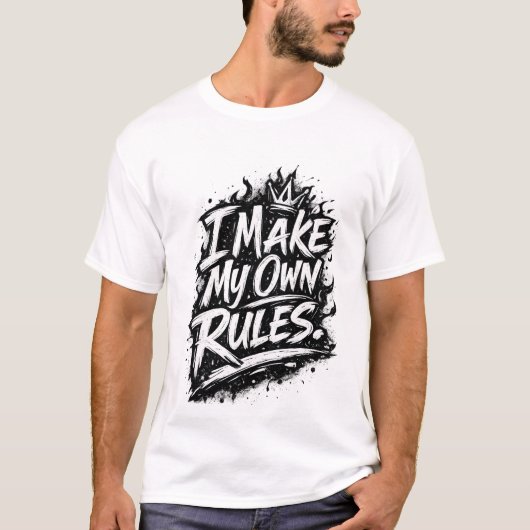 自分でルールを決める Tシャツ (正面)