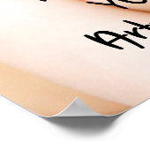 自分で一種を作るパーソナライズされた ポスター (角)