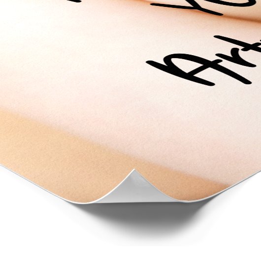 自分で一種を作るパーソナライズされた ポスター (角)