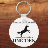 自分で一角獣になる キーホルダー (正面)