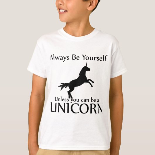 自分で一角獣になる Tシャツ (正面)