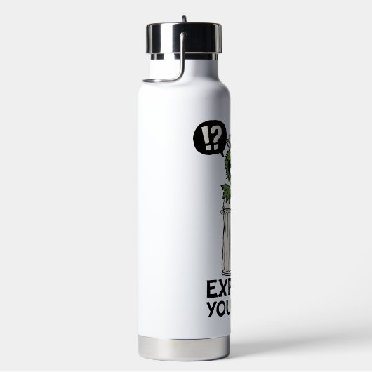 自分で不平を言表現う ウォーターボトル (右面)