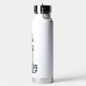 自分で不平を言表現う ウォーターボトル (左面)