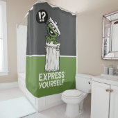 自分で不平を言表現う シャワーカーテン (インサイチュ)
